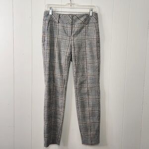 RW&CO women’s grey plaid trousers